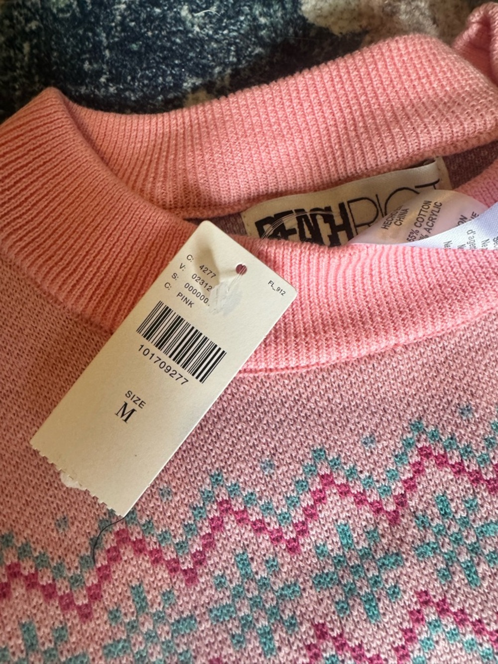 NWT Beach Riot Pink Champagne Ski Club Knit Callie Sweater & Balboa Shorts Set - Picture 5 of 11